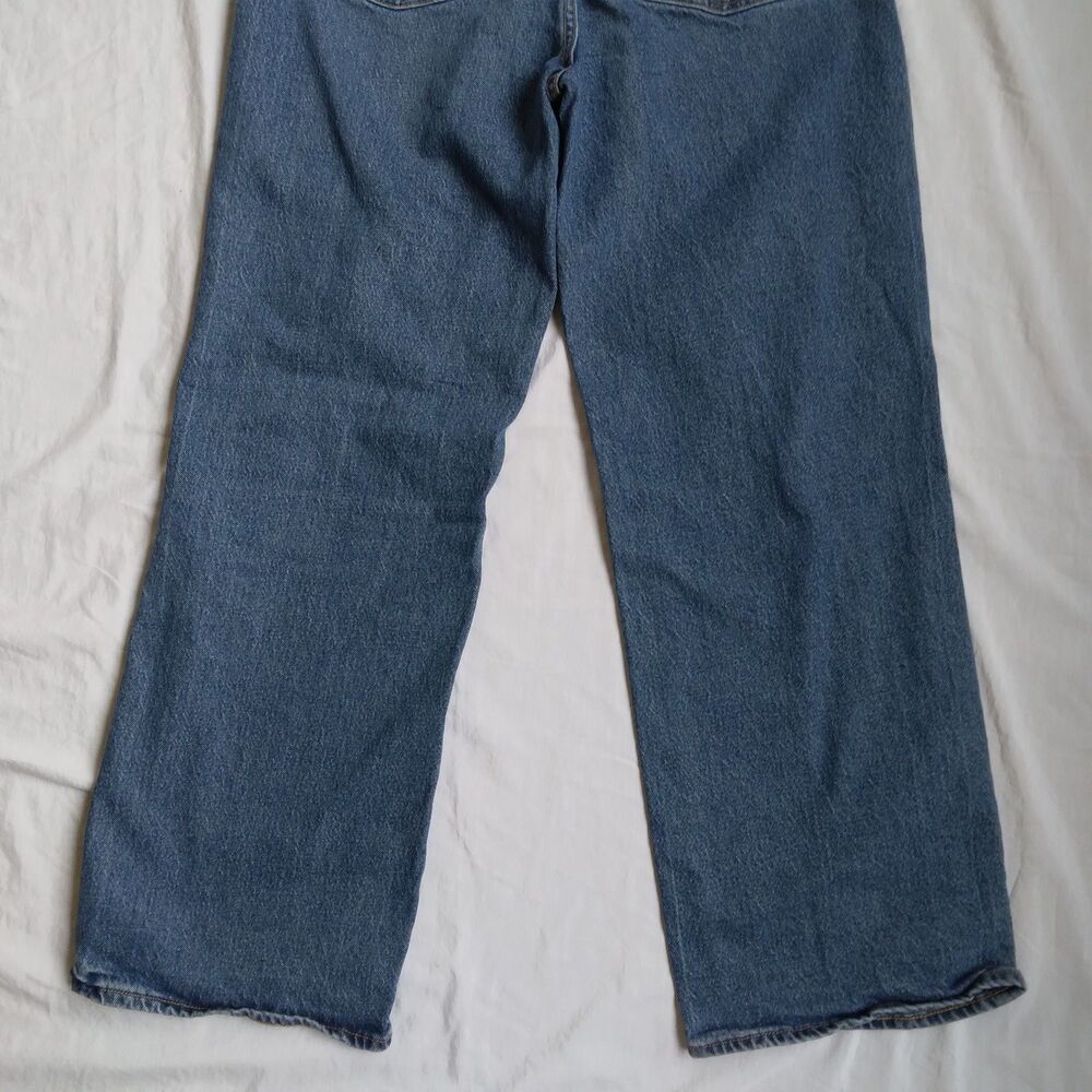 OLD NAVY Extra High-rise Sky-hi Wide Leg Jeans Secret Smooth Pockets Women’s 12 - Picture 10 of 11